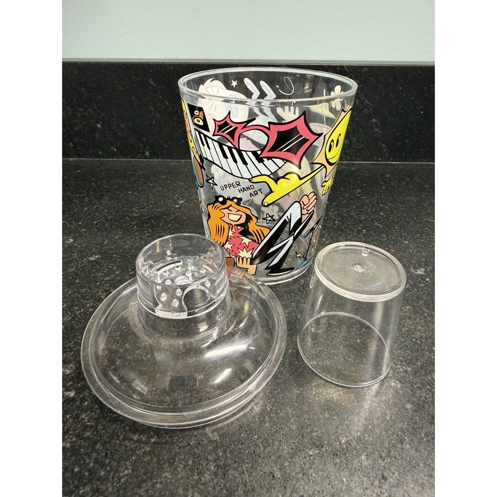 LIVE NATION Cocktail Juice Shaker Cup w/Shot Glass Upper Hand Art Brian Butler